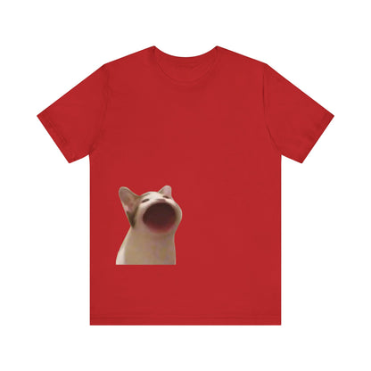 "YAP in Style: YAP Cat Unisex Jersey Short Sleeve Tee - Express Your Feline Enthusiasm!"