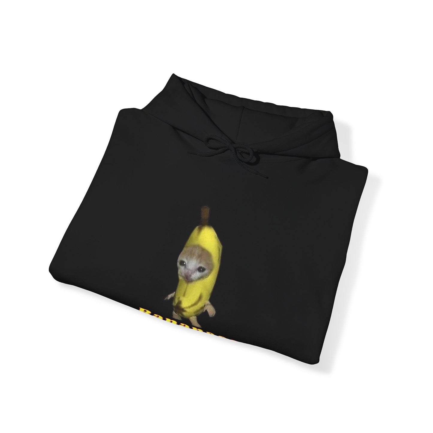 "Banana Cat Bliss: Unisex Heavy Blend™ Hooded Sweatshirt - A Must-Have for Cat Lovers!"