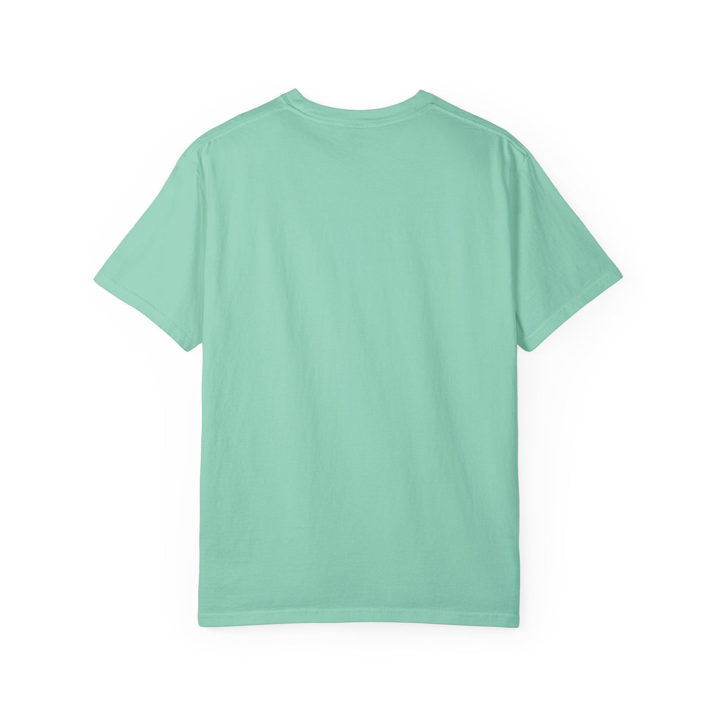 "Dreamy Days: Sleepy Cat Unisex Garment-Dyed T-shirt - Lounge in Feline Comfort and Style!"