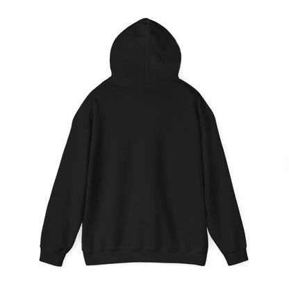 "HUH CAT Coolness: Unisex Heavy Blend™ Hooded Sweatshirt - Express Your Puzzled Purrfection in Style!"