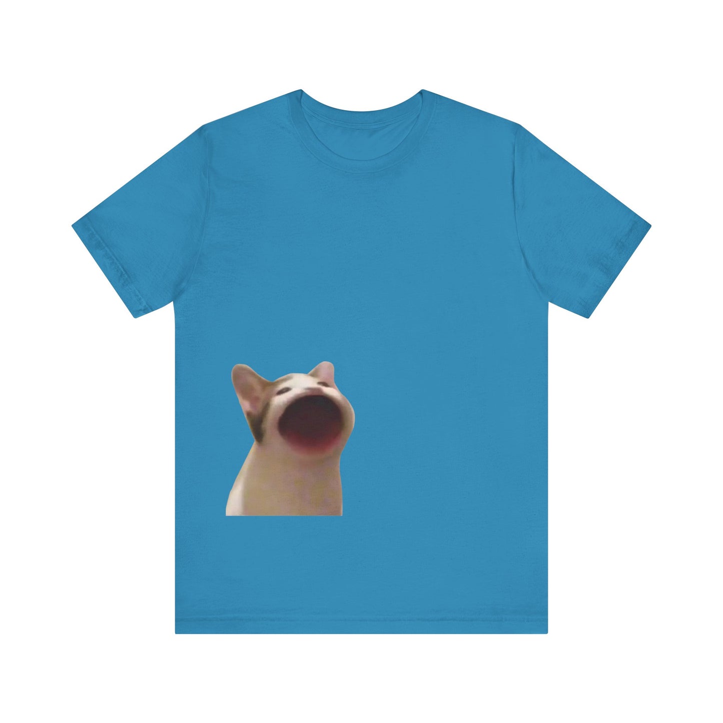 "YAP in Style: YAP Cat Unisex Jersey Short Sleeve Tee - Express Your Feline Enthusiasm!"