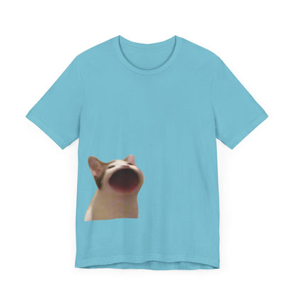 "YAP in Style: YAP Cat Unisex Jersey Short Sleeve Tee - Express Your Feline Enthusiasm!"