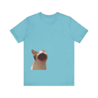 "YAP in Style: YAP Cat Unisex Jersey Short Sleeve Tee - Express Your Feline Enthusiasm!"