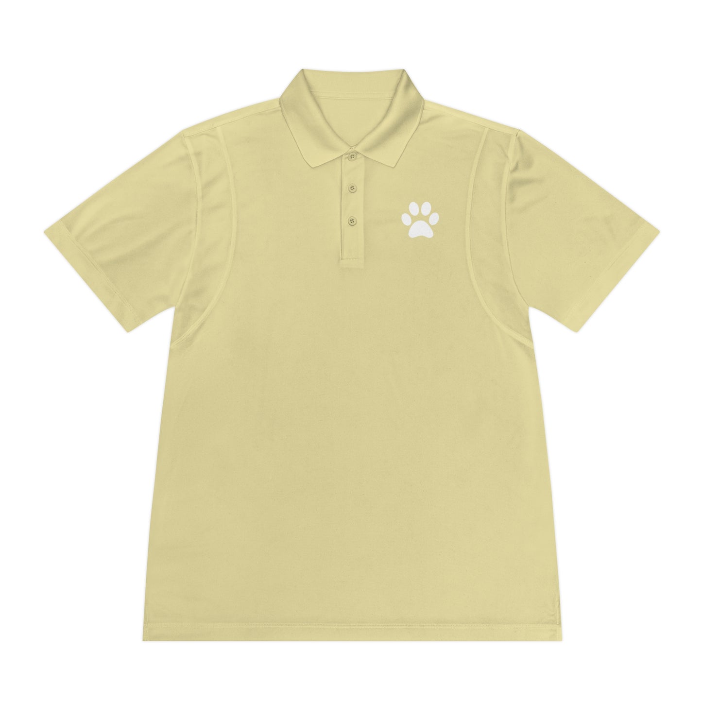 "Paws for Attention: Cat Paw Single Men's Sport Polo Shirt - Sporty Style with a Feline Flair!"