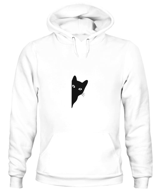  "Unisex Hoodie with Hidden Cat Design: Stay Cozy and Discover Feline Charm!"