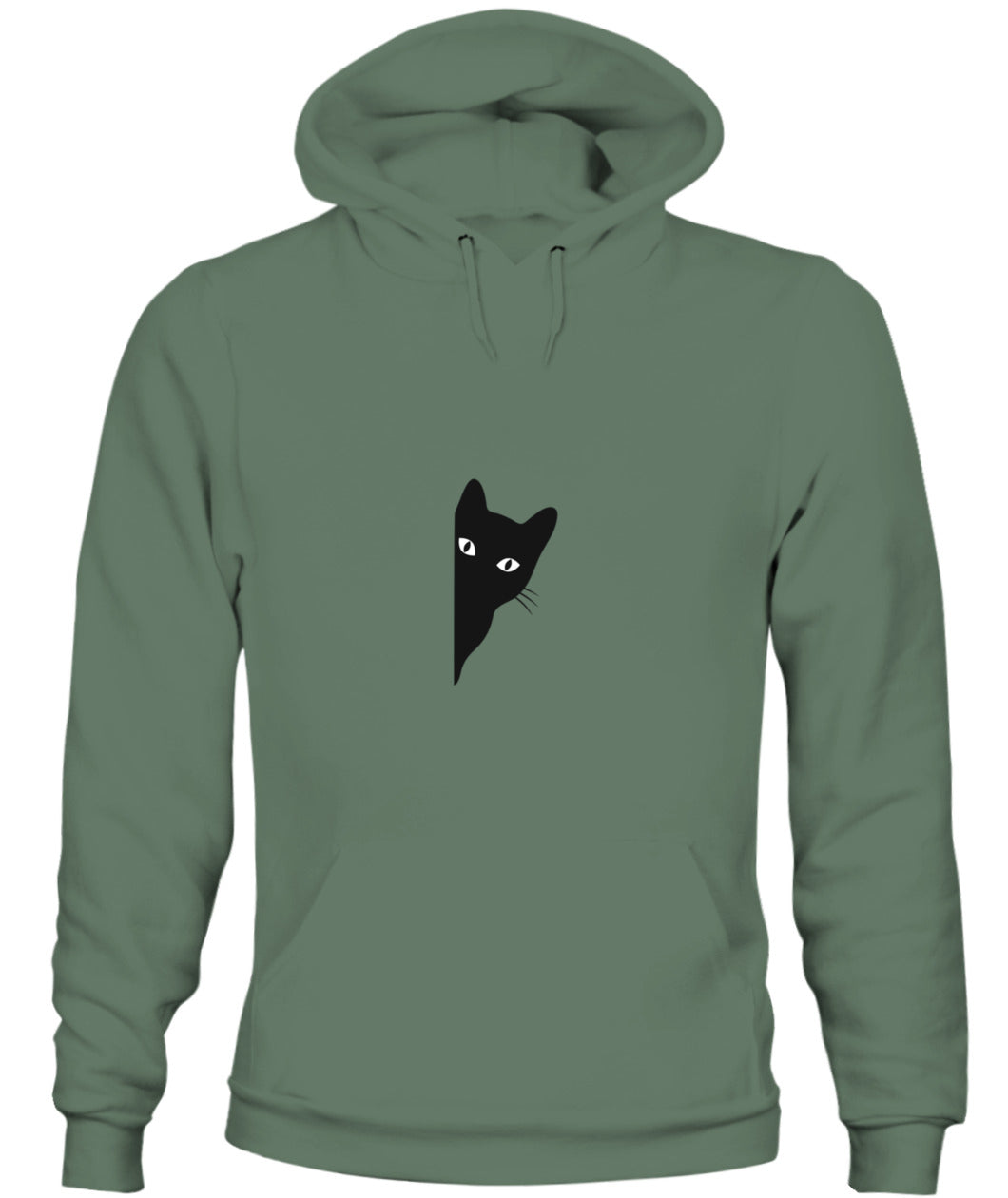  "Unisex Hoodie with Hidden Cat Design: Stay Cozy and Discover Feline Charm!"