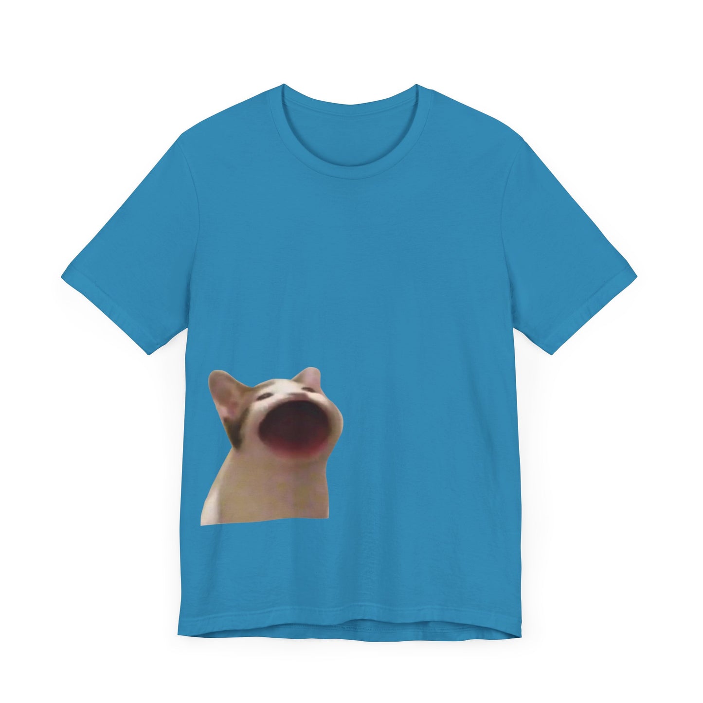 "YAP in Style: YAP Cat Unisex Jersey Short Sleeve Tee - Express Your Feline Enthusiasm!"