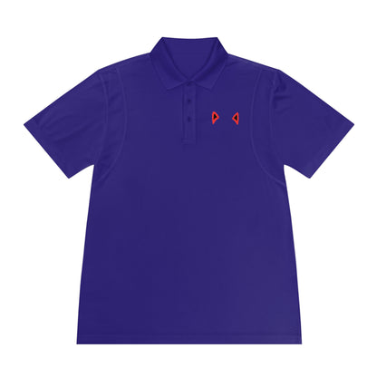 "Feline Flair: Men's Sport Polo Shirt with Cat Ears - Unleash Your Inner Cattitude!"