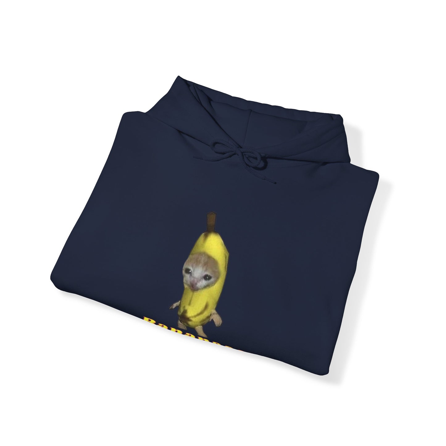 "Banana Cat Bliss: Unisex Heavy Blend™ Hooded Sweatshirt - A Must-Have for Cat Lovers!"