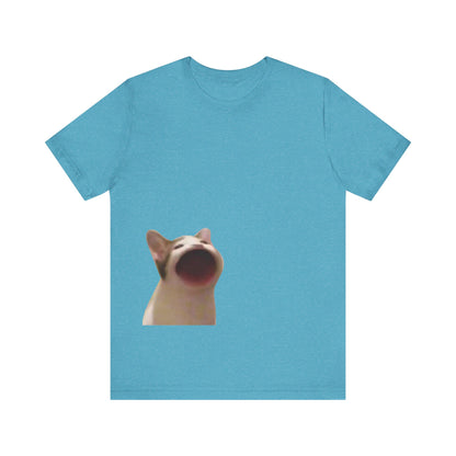 "YAP in Style: YAP Cat Unisex Jersey Short Sleeve Tee - Express Your Feline Enthusiasm!"