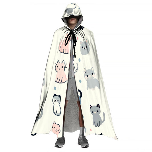 AOP Double Fleece Cloak