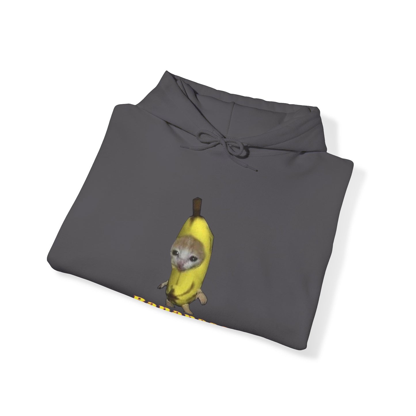 "Banana Cat Bliss: Unisex Heavy Blend™ Hooded Sweatshirt - A Must-Have for Cat Lovers!"