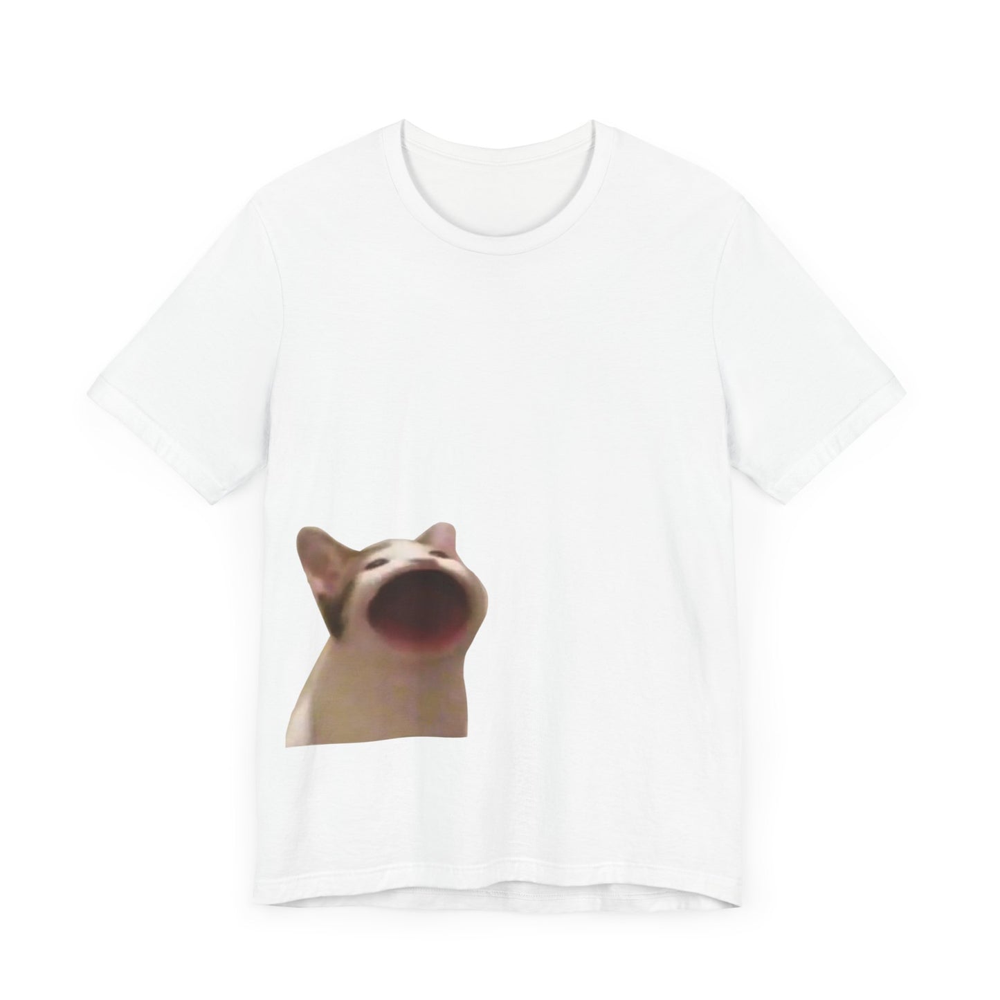 "YAP in Style: YAP Cat Unisex Jersey Short Sleeve Tee - Express Your Feline Enthusiasm!"