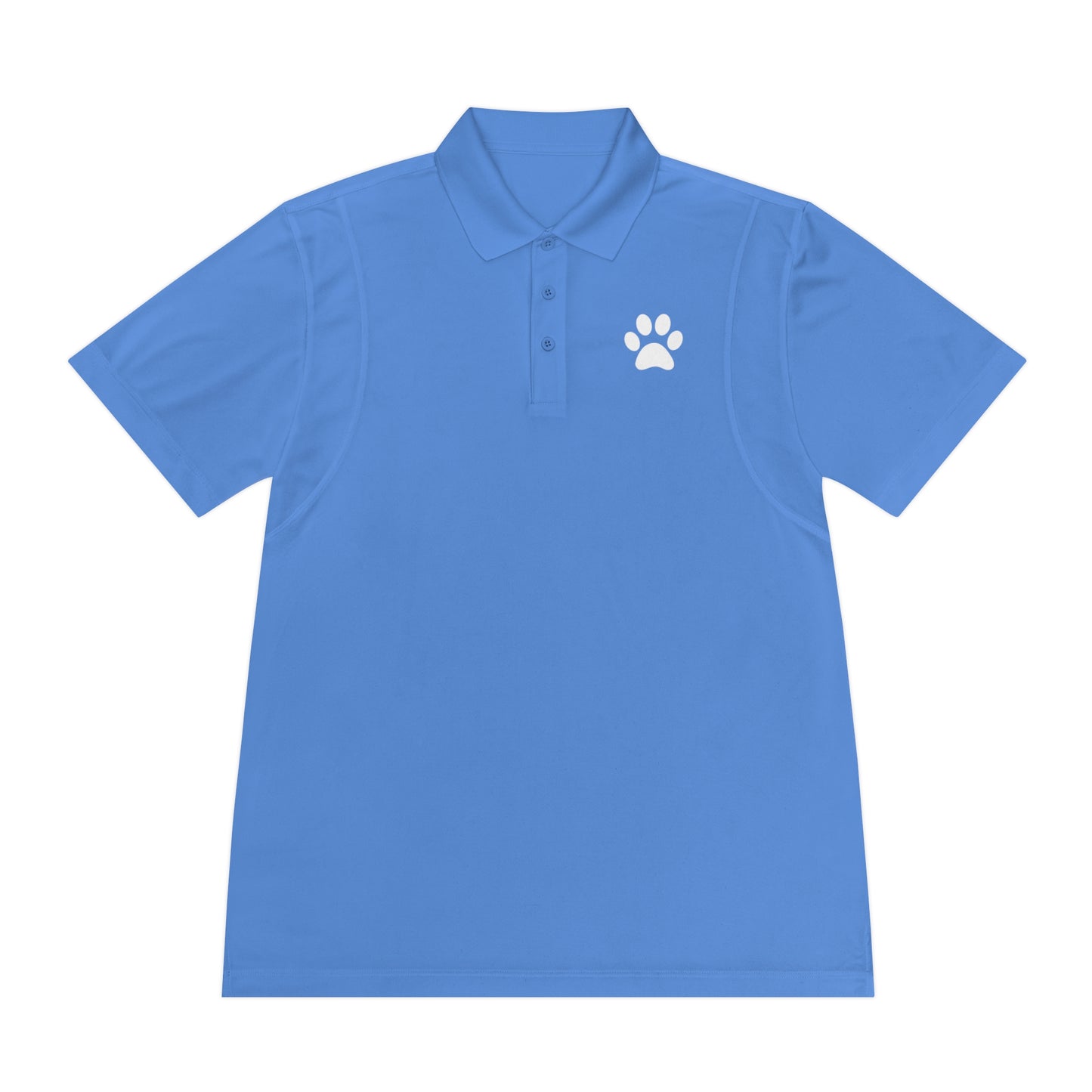 "Paws for Attention: Cat Paw Single Men's Sport Polo Shirt - Sporty Style with a Feline Flair!"