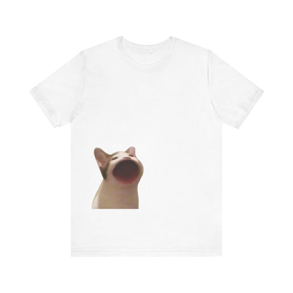 "YAP in Style: YAP Cat Unisex Jersey Short Sleeve Tee - Express Your Feline Enthusiasm!"