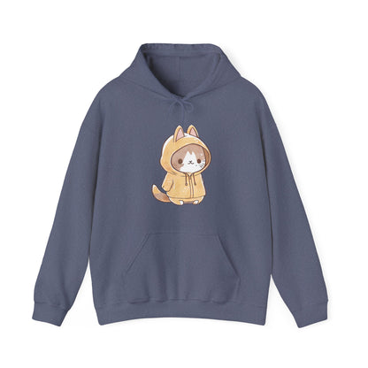 "Feline Fashion Essential: Hoodie Unisex Heavy Blend™ Hooded Sweatshirt - Your Go-To for Cozy Style with a Cat Flair!"