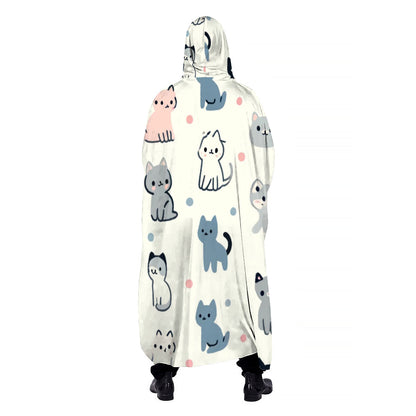 AOP Double Fleece Cloak