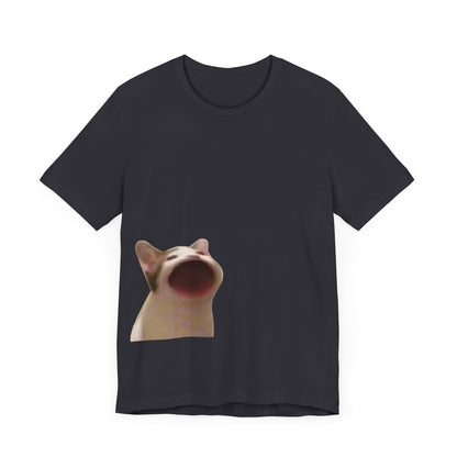 "YAP in Style: YAP Cat Unisex Jersey Short Sleeve Tee - Express Your Feline Enthusiasm!"