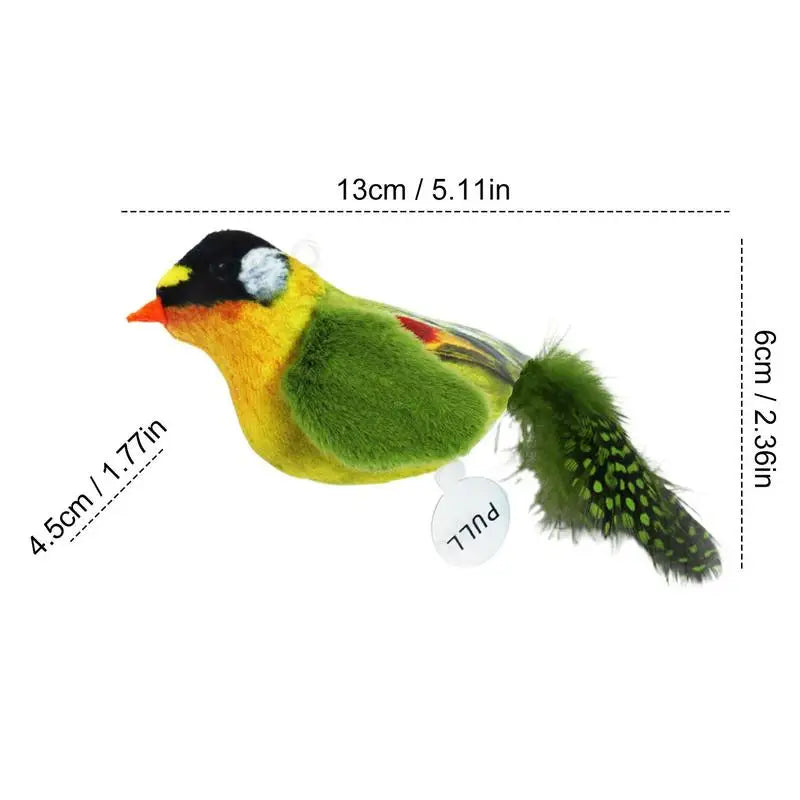 Universal Floppy Bird Cat Toys DIY Cat Wand Toys Cat Tree Cat Tower Toy with Catnip Bird Shape Interactive Cat Toys for Pets