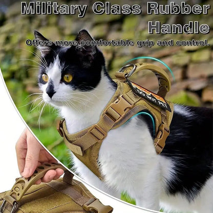 Outdoor Cat Vest Waterproof Cat Clothes Cat Chest Strap Special Vest for Walking Cats Can Be Adjusted